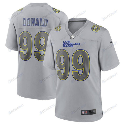 Aaron Donald 99 Los Angeles Rams Atmosphere Fashion Game Jersey - Gray
